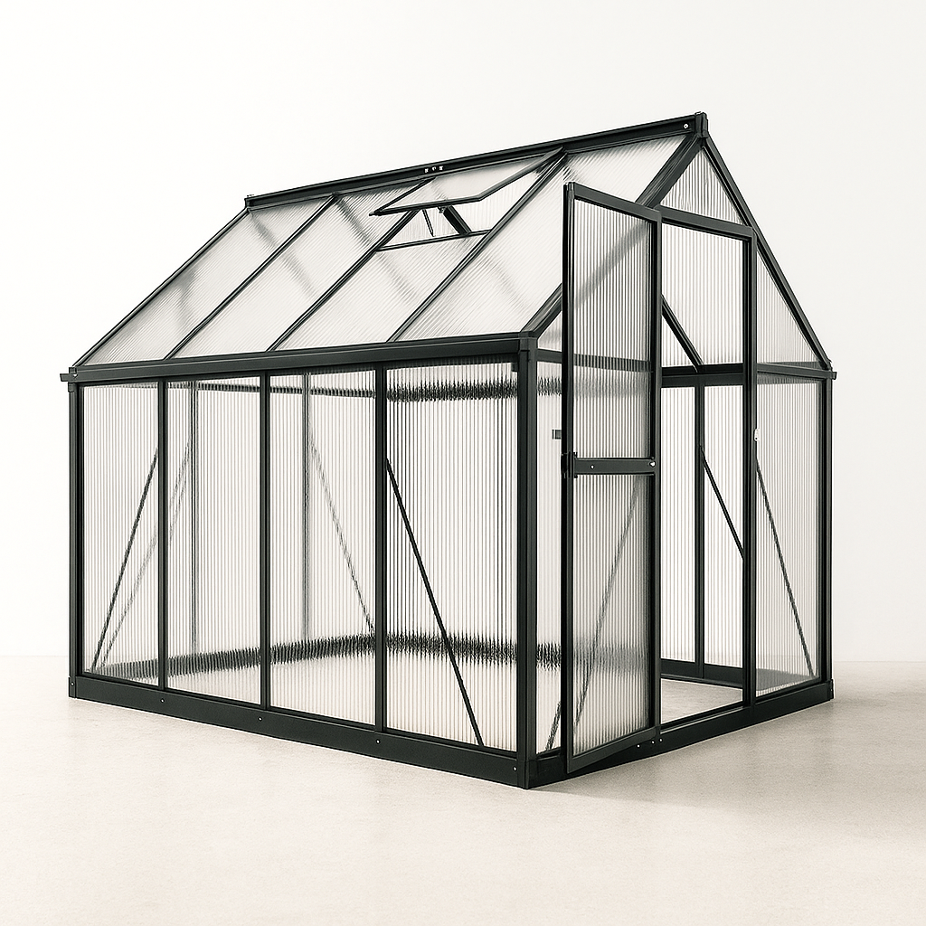 Veridian LuxeFrame 8×12 Greenhouse