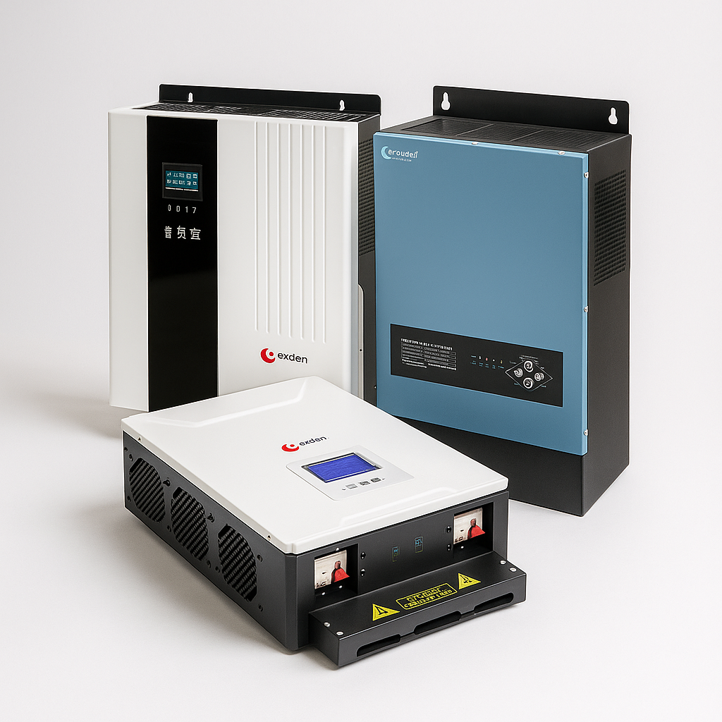 Exro Inverter Exden Trio Pro Hybrid Solar Inverter Set – Homesteader Headquarters
