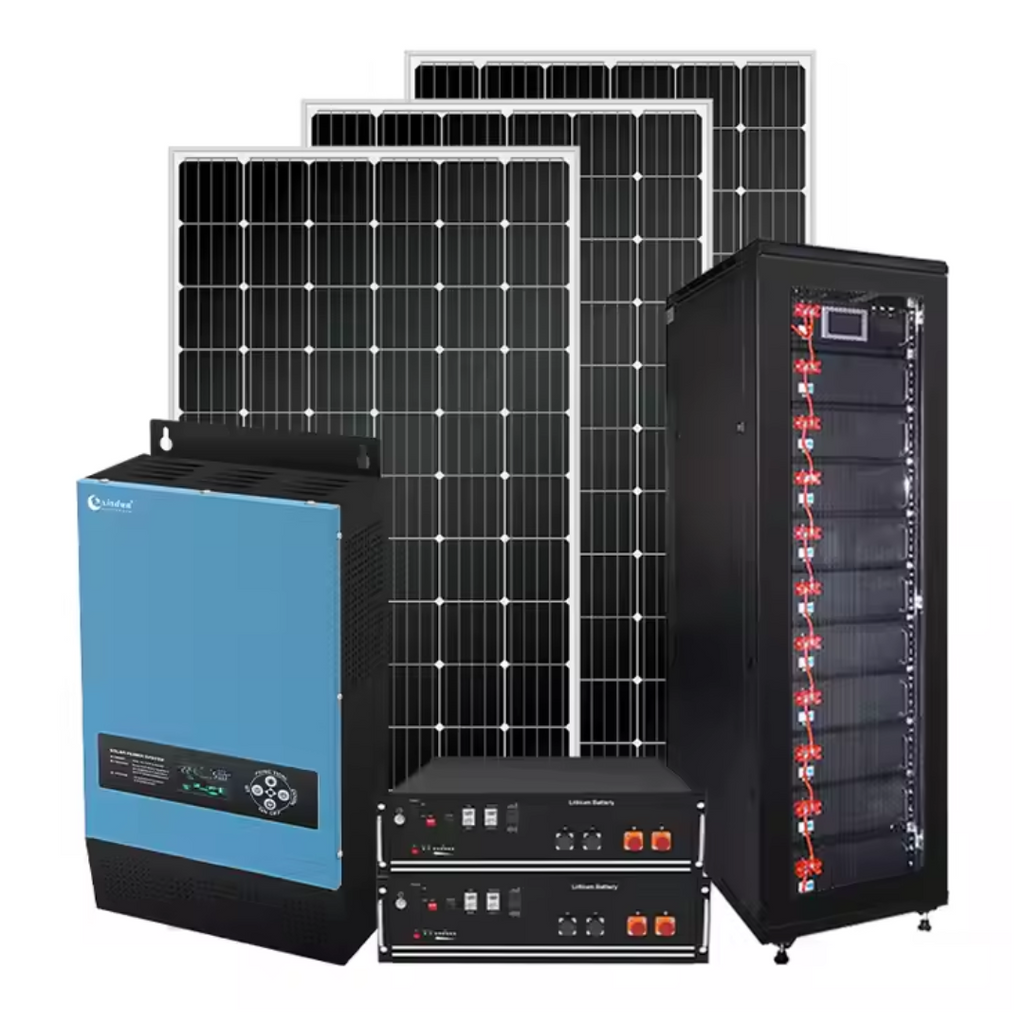 Exden Trio Pro Hybrid Solar Inverter Set