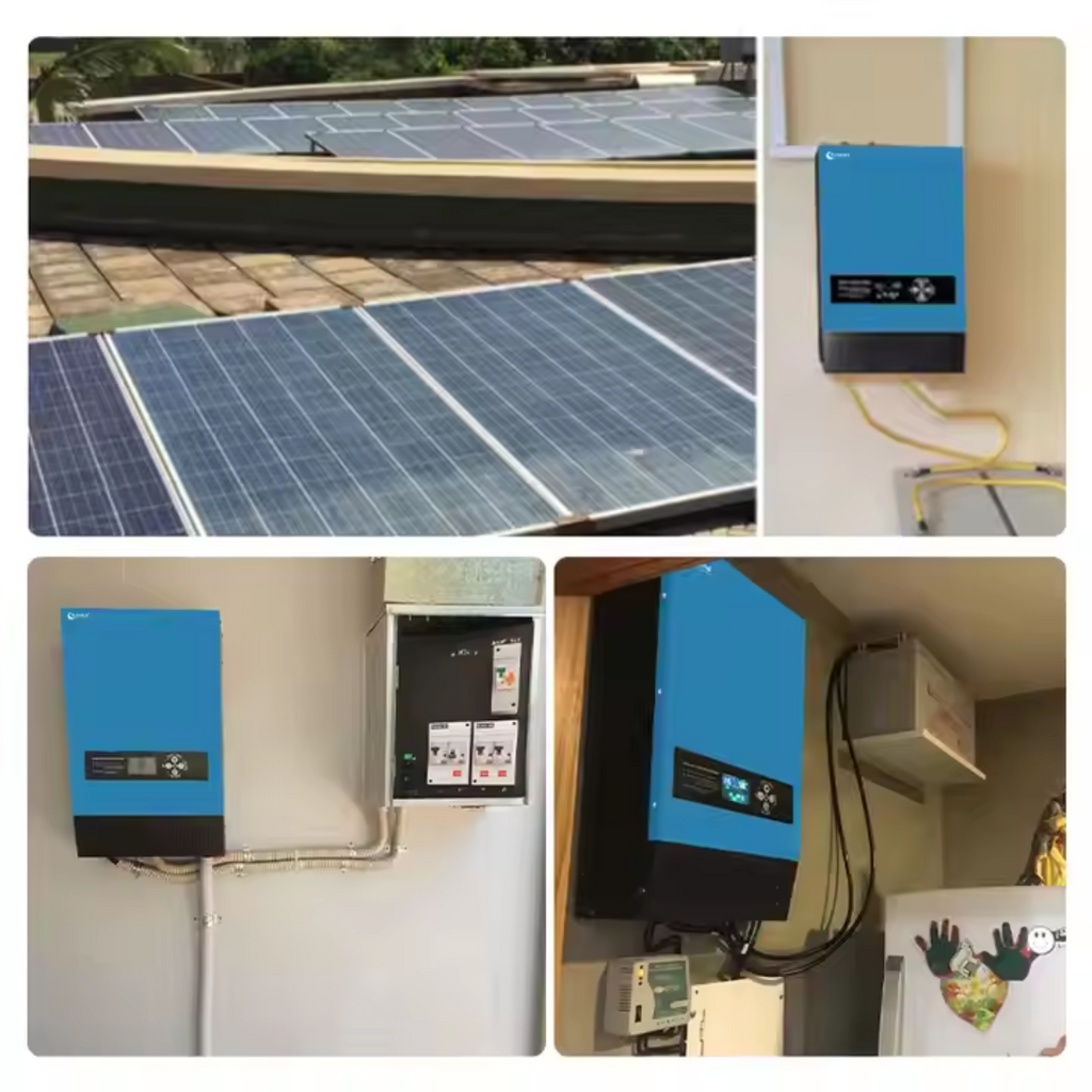 Exden Trio Pro Hybrid Solar Inverter Set